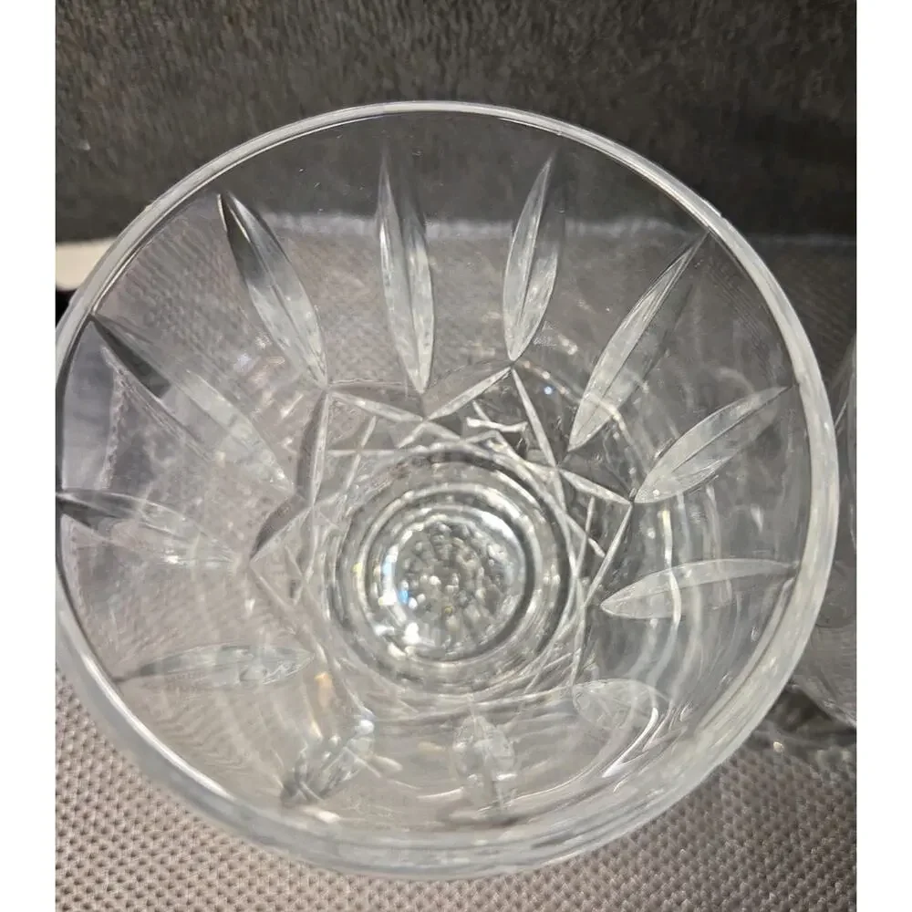 Set Of 2 Toscany by St. George Crystal - 24% Lead Crystal Hurricane Votive